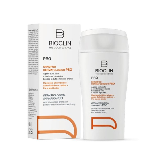 Bioclin Pro Dermatological Shampoo PSO Δερματολογικό Σαμπουάν για το Τριχωτό με Τάση Ψωρίασης 125ml