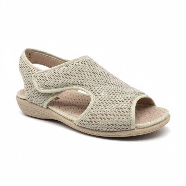 SaveYourFeet Γυναικείο Aνατομικό Πέδιλο Μπεζ No 38 (7030)
