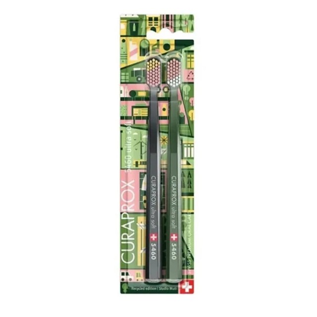Curaprox CS 5460 Ultra Soft Οδοντόβουρτσες Recycled Edition , 2 τεμάχια