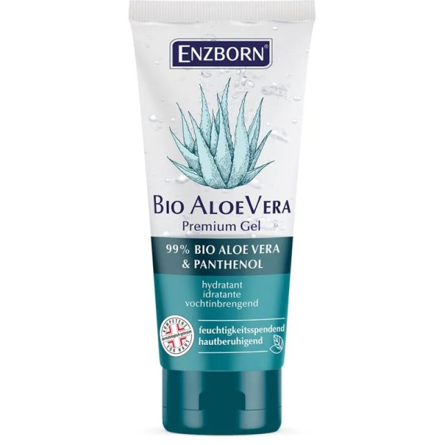 Enzborn Bio Aloe Vera Premium Gel Τζέλ με Βιολογική Αλόη Βέρα και Πανθενόλη 100ml