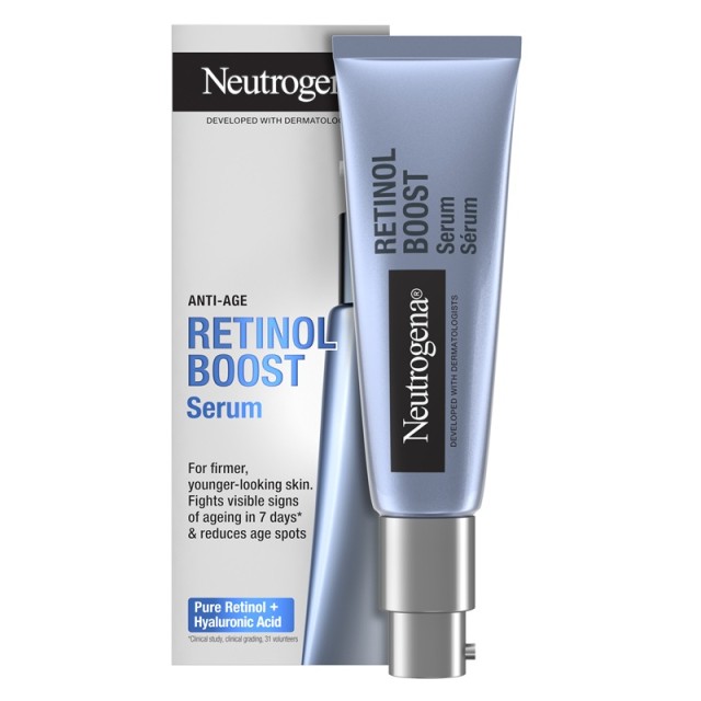 Neutrogena Retinol Boost Αντιγηραντικός Ορός Προσώπου με Καθαρή Ρετινόλη 30ml