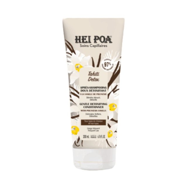 Hei Poa Tahiti Detox Gentle Conditioner Απαλή Αποτοξινωτική Μαλακτική Κρέμα για Όλους του Τύπους Μαλλιών 200ml