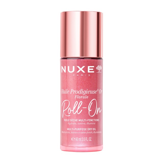 Nuxe Huile Prodigieuse OR Florale Roll On  Ιριδίζον Ροζ-Χρυσό Ξηρό λάδι για Πρόσωπο-Σώμα-Μαλλιά 60ml