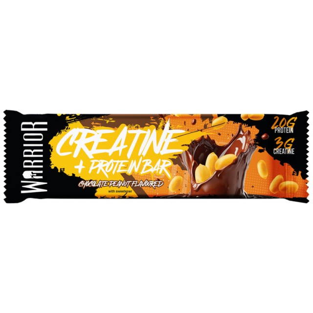 Warrior Creatine Chocolate Peanut Protein Bar 75g