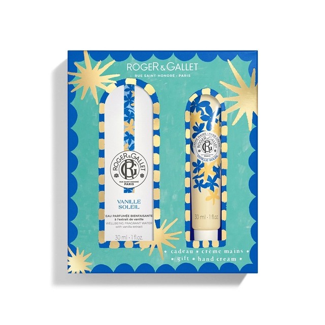 Roger&Gallet Xmas Pack Vanille Soleil  Άρωμα 30ml & ΔΩΡΟ Κρέμα Χεριών Vanille Soleil 30ml