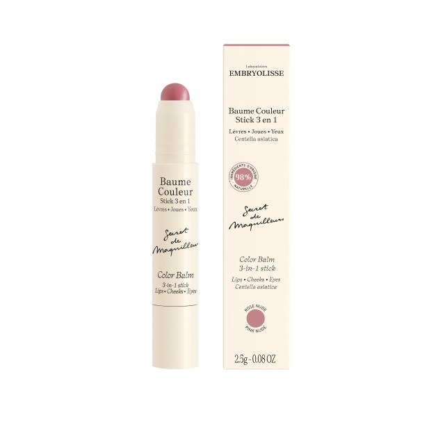 Embryolisse Color Balm 3-1 Stick Nude Pink  2,5g