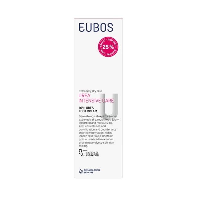 Eubos Urea 10% Foot Cream Κρέμα Ποδιών 100+25ml
