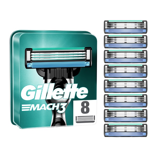 Gillette Mach3 Ανταλλακτικά 8τμχ