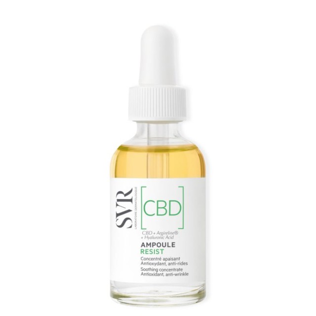 SVR Laboratoire [CBD] Ampoule Resist Αντιρυτιδικός & Καταπραϋντικός Ορός Προσώπου με Καθαρή CBD 30ml