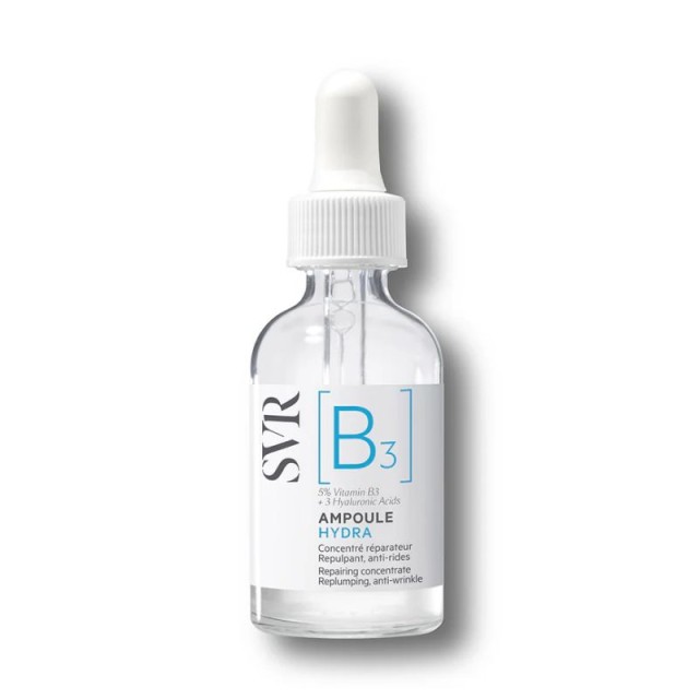 SVR Laboratoire [B3] Ampoule Hydra Repairing Ορός Προσώπου Βιταμίνης B3 για Επανόρθωση & Αντιρυτιδική Δράση 30ml
