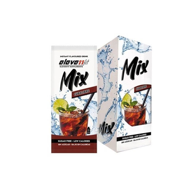Elevenfit Mix Χυμός Σε Σκόνη Cuba Libre Χωρίς Προσθήκη Ζάχαρης 12pack (12x9gr)