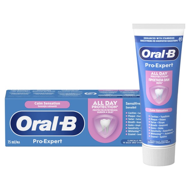Oral-B Pro-Expert Sensitive Calm Sensation Οδοντόκρεμα 75ml