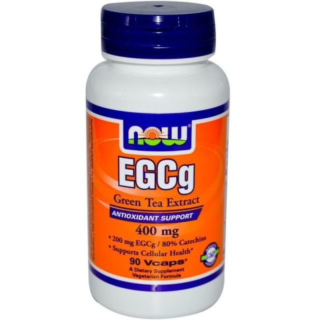 Now EGCg 400 mg, (Green Tea Extract) 90 vcaps 