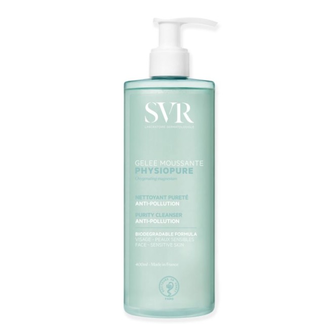 SVR Laboratoire Physiopure Foaming Gel Καθαριστικό Τζελ Προσώπου 400ml