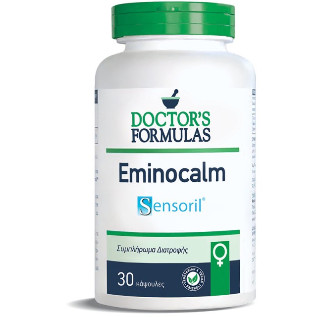 Doctors Formulas Eminocalm για την Υποστήριξη του Νευρικού Συστήματος και την Φυσιολογική Ψυχολογική Λειτουργία 30caps