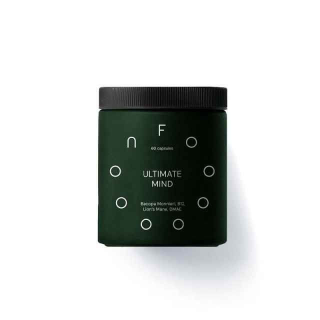 FOΟON Ultimate Mind  Συμπλήρωμα Διατροφής για Συγκέντρωση και Ενέργεια 60 κάψουλες