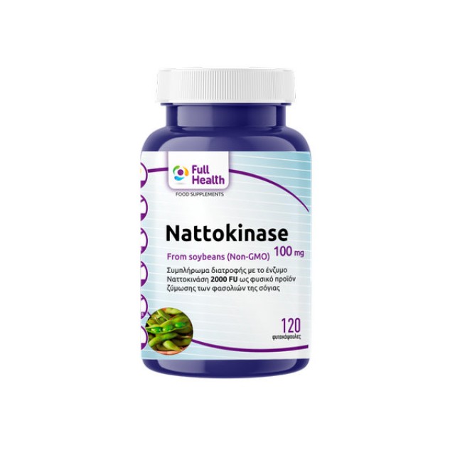 Full Health Nattokinase 100mg 120 φυτοκάψουλες
