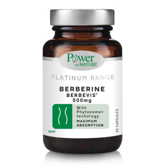Power Health  Platinum Range Berberine 500mg Συμπλήρωμα Διατροφής με Βερβερίνη, 30caps