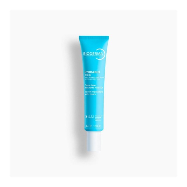 Bioderma Hydrabio Riche 72h Light Moisturising Water Cream Ενυδατική Κρέμα Πλούσιας Υφής 40ml