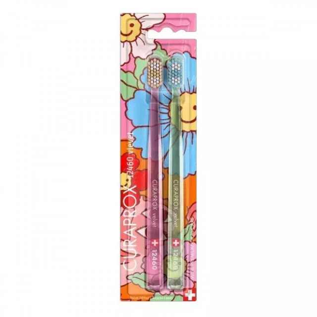 Curaprox CS 12460 Οδοντόβουρτσες Απαλές με τα Ούλα , 2 τεμάχια