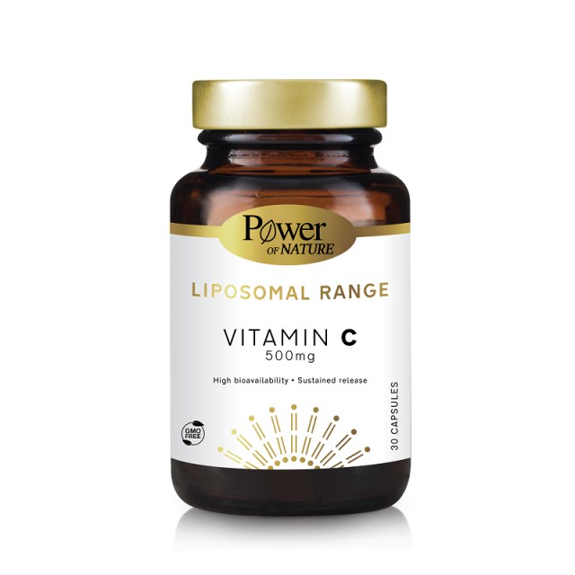 Power Of Nature Liposomal Range Vitamin C Sustained Release 500mg 30 κάψουλες