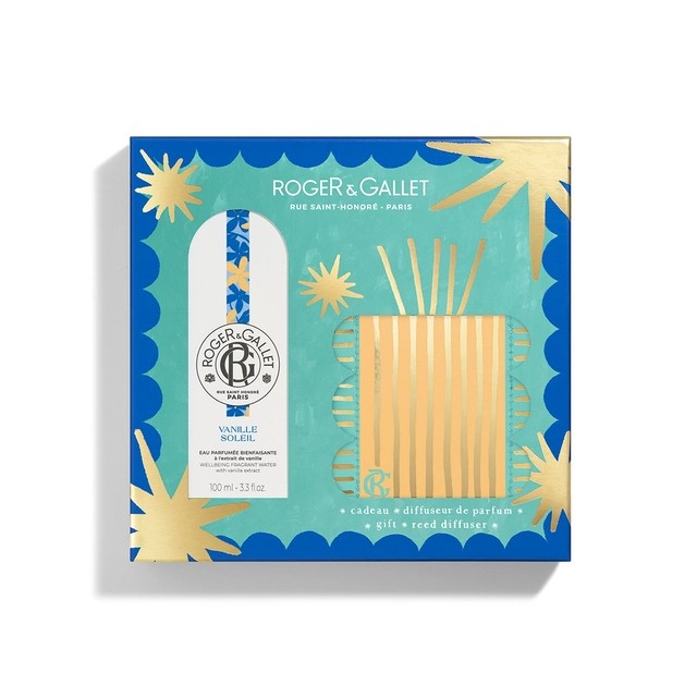 Roger&Gallet Xmas Pack Vanille Soleil Άρωμα 100ml & ΔΩΡΟ Diffuser Vanille Soleil 30ml