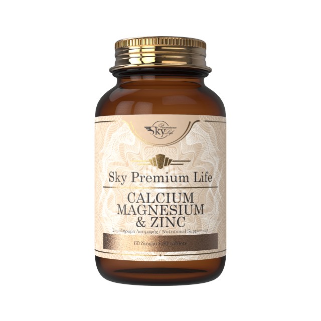 Sky Premium Life Calcium, Magnesium & Zinc 60 ταμπλέτες