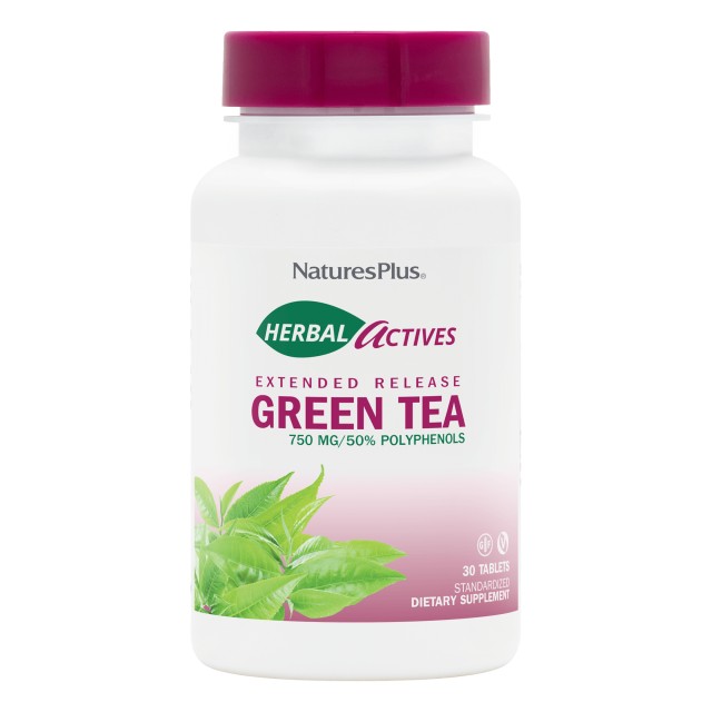 Natures Plus Chinese Green Tea 750mg 30 ταμπλέτες