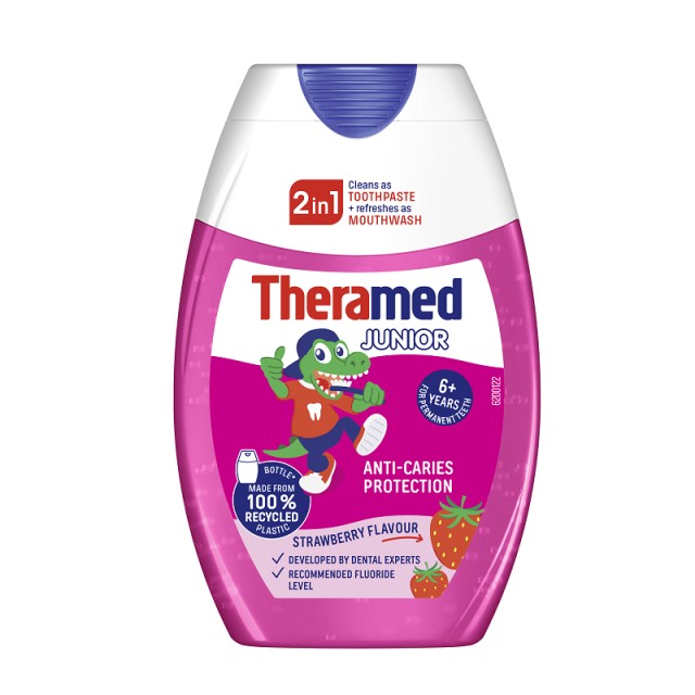Theramed 2 σε 1 Οδοντόκρεμα  για Παιδιά από 6 ετών και άνω σε Μορφή Gel 75ml