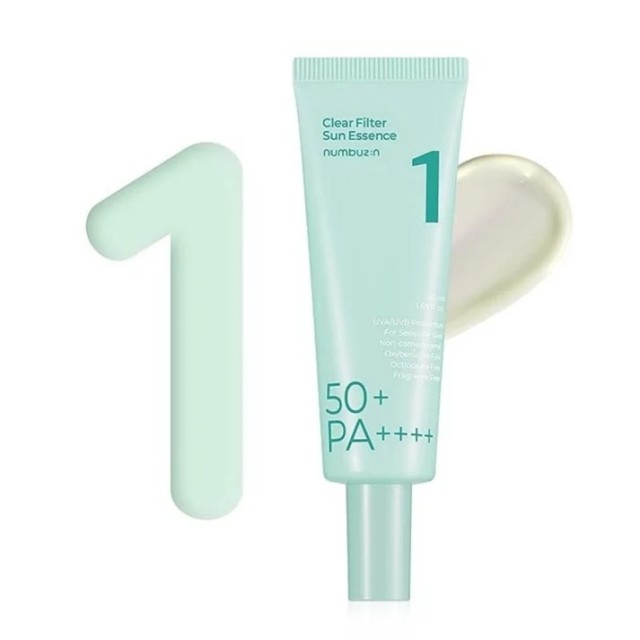 numbuzin No.1 Clear Filter Sun Essence SPF50+ PA++++  Αντηλιακό Προσώπου 50ml