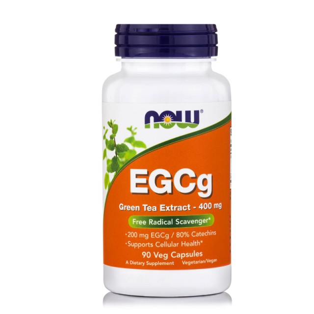 Now EGCg  Green Tea Extract 400 mg 90 veg κάψουλες