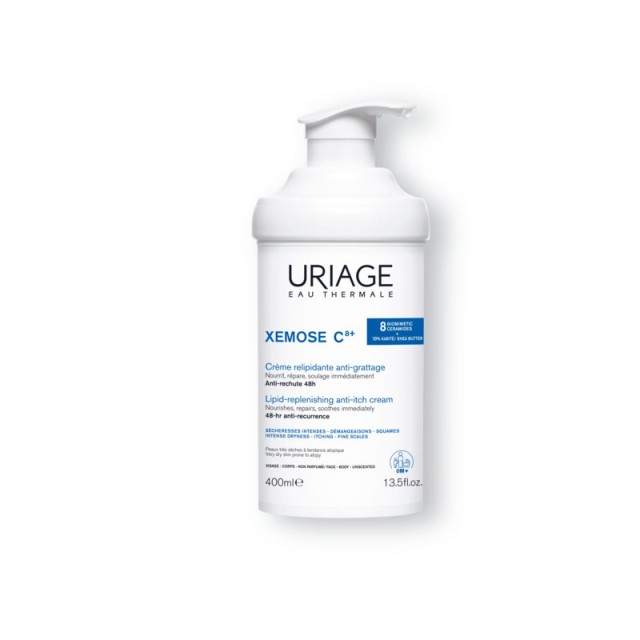 Uriage Xemose C8+ Lipid Replenishing Anti-Itch Cream Καταπραϋντική Κρέμα για Αναπλήρωση Λιπιδίων 400ml