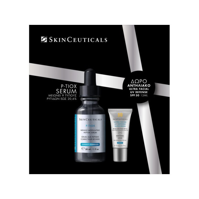 Skinceuticals Promo Pack P-TIOX Serum 30ml & Ultra Facial Uv Defense SPF 50 15ml