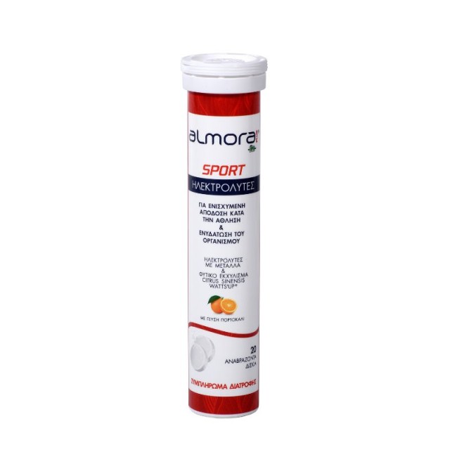 Elpen Almora Plus Sport 20 αναβράζοντα δισκία Πορτοκάλι