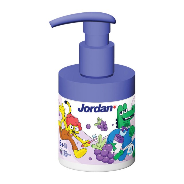 Jordan Παιδική Οδοντόκρεμα με Αντλία για Παιδιά 6-12 Χρονών με Γεύση Φρούτων 1450ppm 150ml
