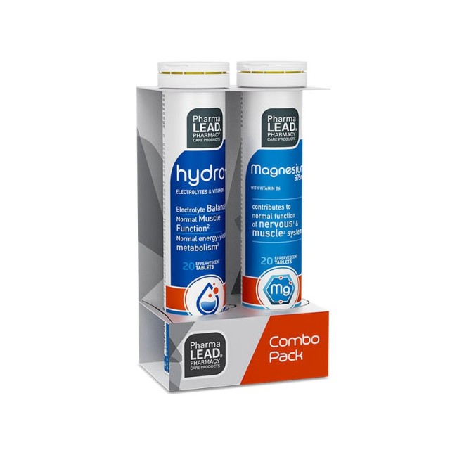 Pharmalead Promo Pack Hydro+ Ηλεκτρολύτες  20 αναβρ. δισκία & Μαγνήσιο 375mg 20 αναβρ. δισκία