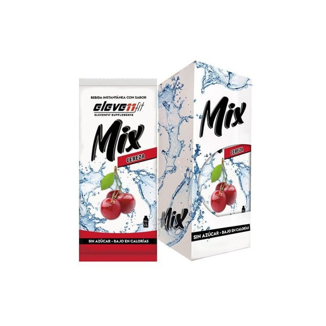 Elevenfit Mix Χυμός Σε Σκόνη Cereza (Κεράσι) Χωρίς Προσθήκη Ζάχαρης 12pack (12x9gr)