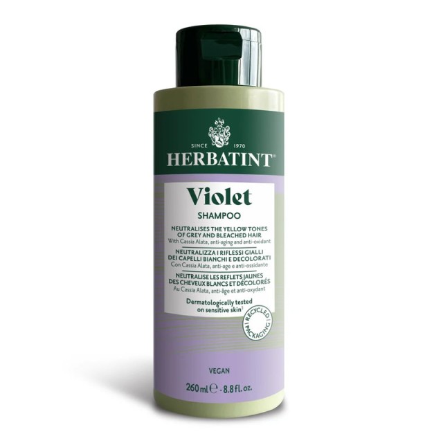 Herbatint Violet Shampoo Σαμπουάν που Προστατεύει τα Γκρίζα Μαλλιά 260ml