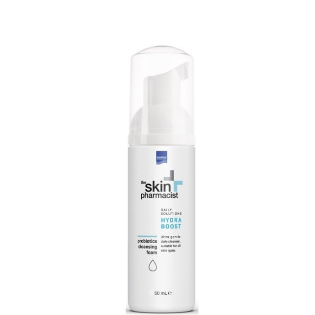 Intermed The Skin Pharmacist Hydra Boost Probiotics Cleansing Foam Καθαριστικός Αφρός Προσώπου 50ml