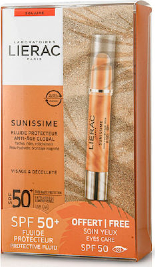 Lierac Promo Sunissime Fluide Protecteur Anti-Age Globale SPF50+ 40ml & Δώρο Soin Protecteur Yeux SPF50+ (3gr)