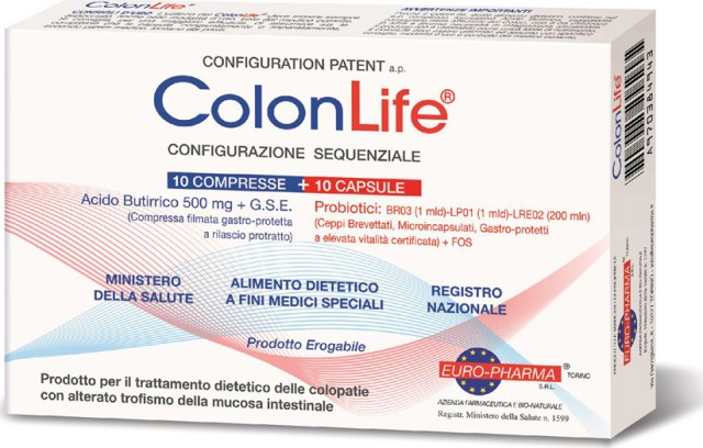 Bionat Pharm Colon Life για Παθήσεις του Παχέος Εντέρου 2 x 20 tabs