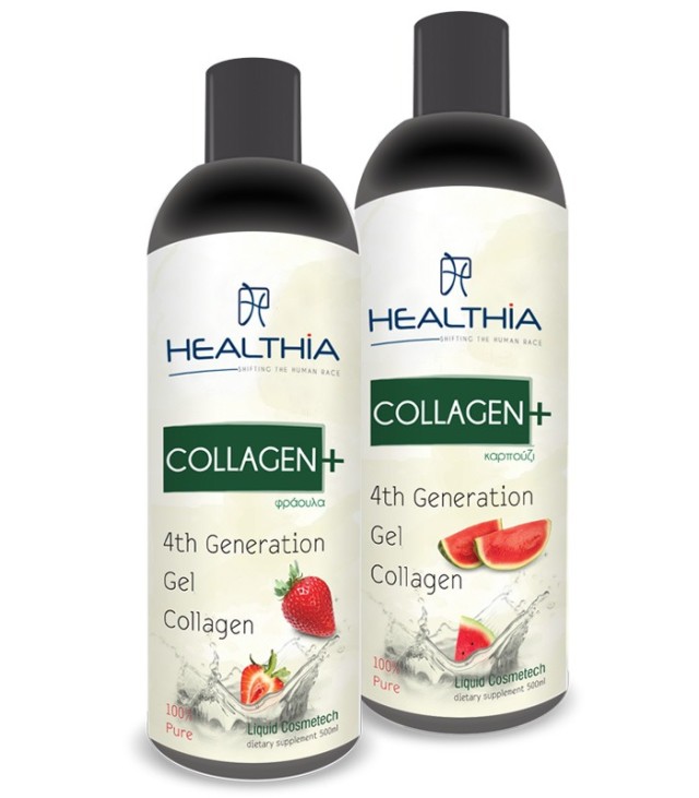 HEALTHIA COLLAGEN+ Με Γεύση Καρπούζι 500ml