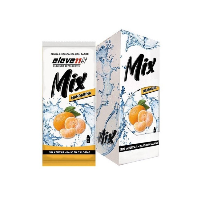 Elevenfit Mix Χυμός Σε Σκόνη Mandarin (Μανταρίνι) Χωρίς Προσθήκη Ζάχαρης 12pack (12x9gr)