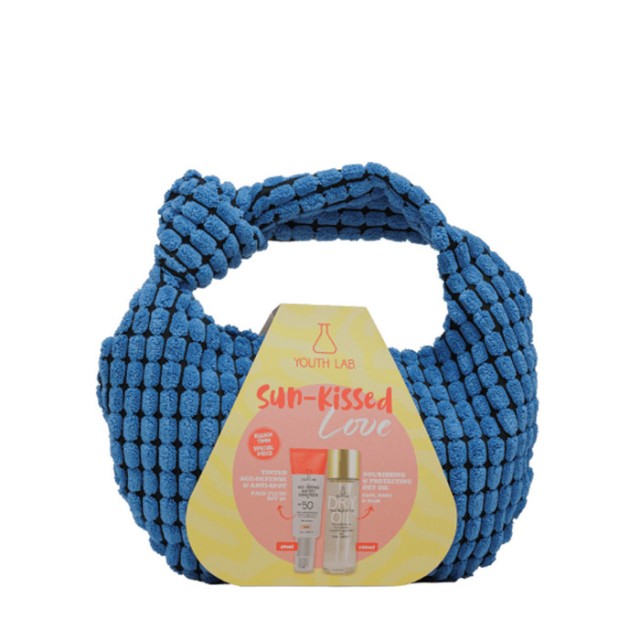 Youth Lab. Promo Pack Sun Kissed Love Set - Age Defense Λεπτόρρευστο Αντηλιακό με Χρώμα SPF50 40ml + Dry Oil για Πρόσωπο, Σώμα και Μαλλιά 100ml