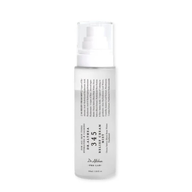 Dr. Althea 345 Relief Face Mist Τόνωσης Προσώπου με Ρύζι, Centella Asiatica & Πανθενόλη 100ml