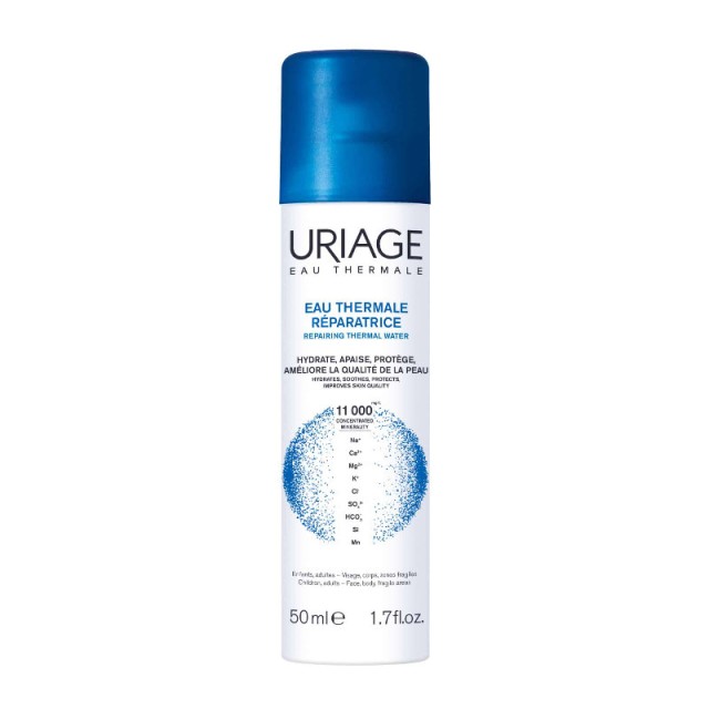 Uriage Eau Thermale Water Καταπραϋντικό Ιαματικό Σπρέι σε Travel Size Συσκευασία 50ml