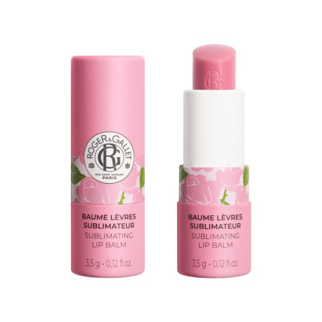Roger&Gallet Rose Lip Balm Βάλσαμο Χειλιών με Γεύση Τριαντάφυλλο 3.5g