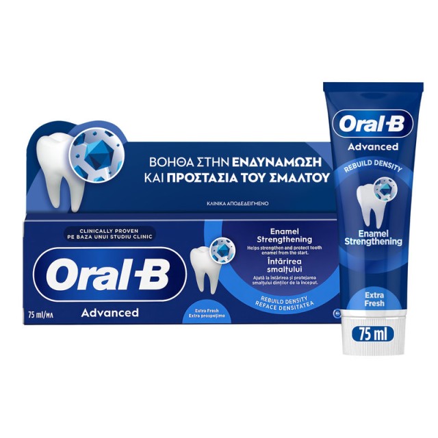 Oral-B Advanced Enamel Strengthening Clean Mint Οδοντόκρεμα 75ml