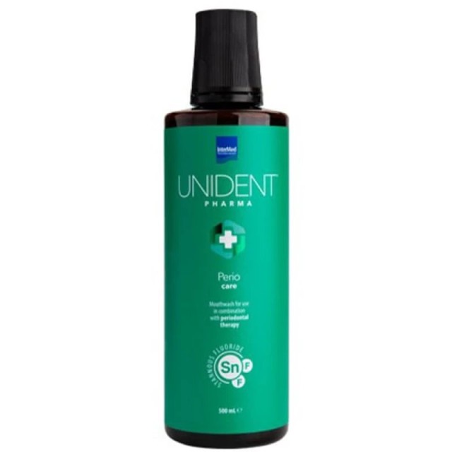 InterMed Unident Pharma Perio Care Mouthwash Στοματικό Διάλυμα για Xρήση σε Συνδυασμό με την Περιοδοντική Θεραπεία 500ml