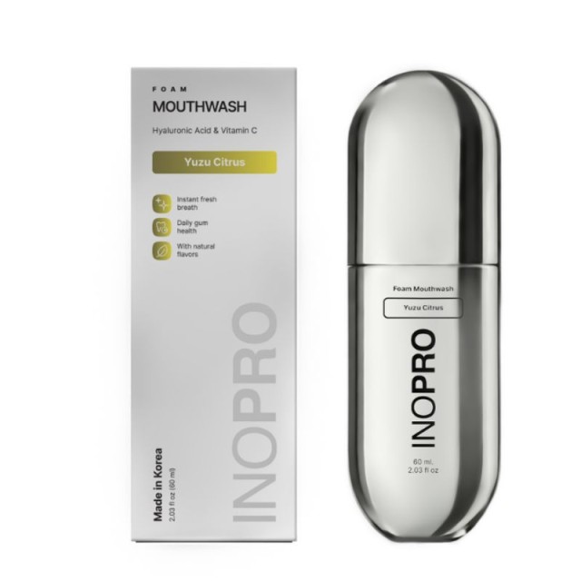 INOPRO Στοματικό Διάλυμα Αφρός με Άρωμα Yuzu 60ml
